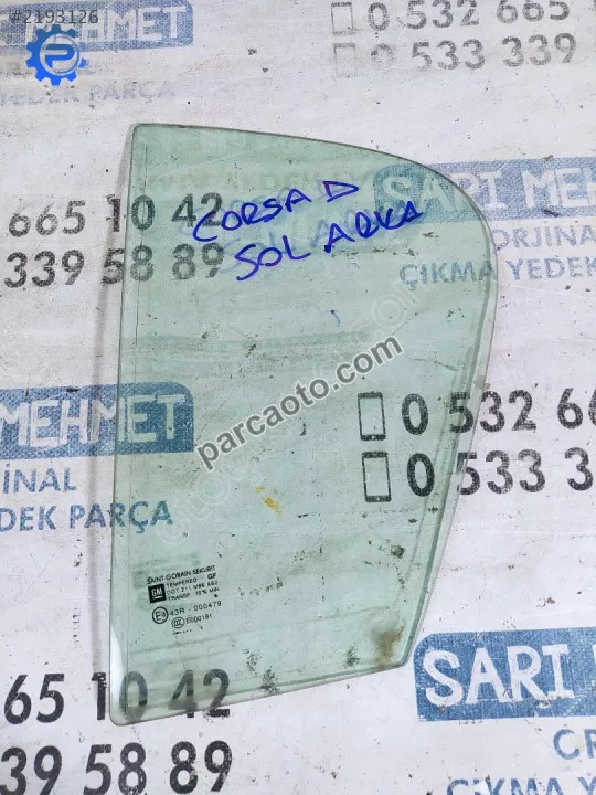 Opel Corsa Kelebek Cam Arka - Konya Selçuklu