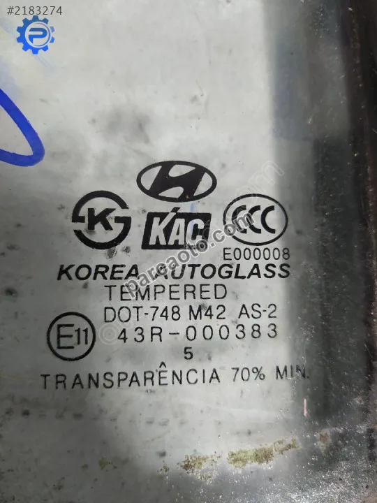 Hyundai Sonata Kelebek Cam Arka - Konya Selçuklu