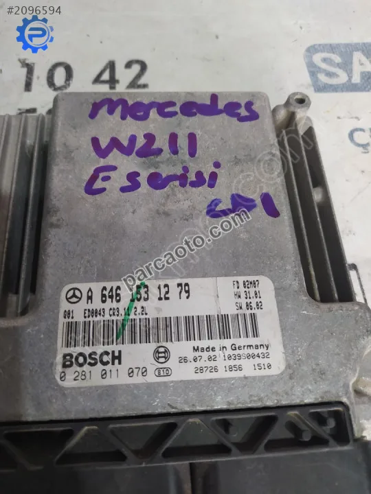 Mercedes E Serisi Motor - Konya Selçuklu