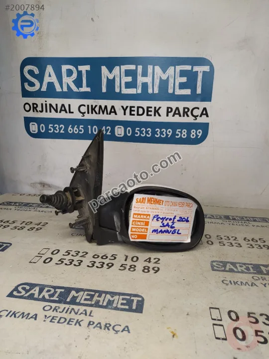 Peugeot 206 Dış Ayna Komple - Konya Selçuklu