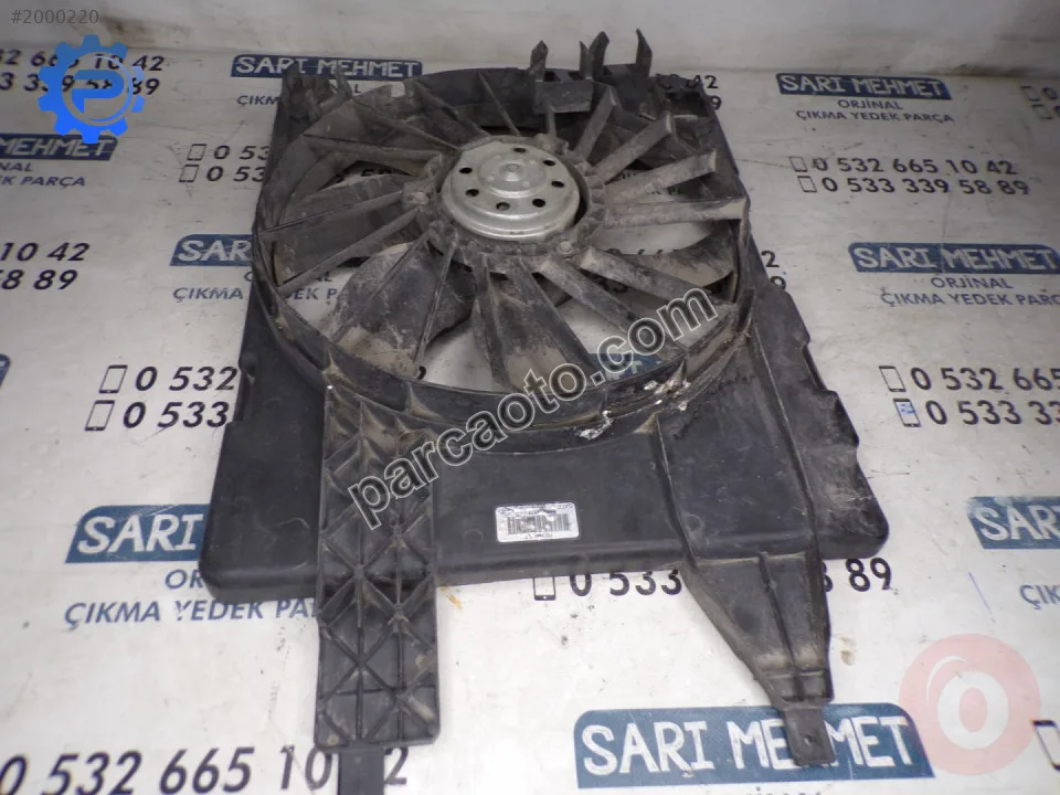 Çıkma renault megane 2 radyatör fan motoru