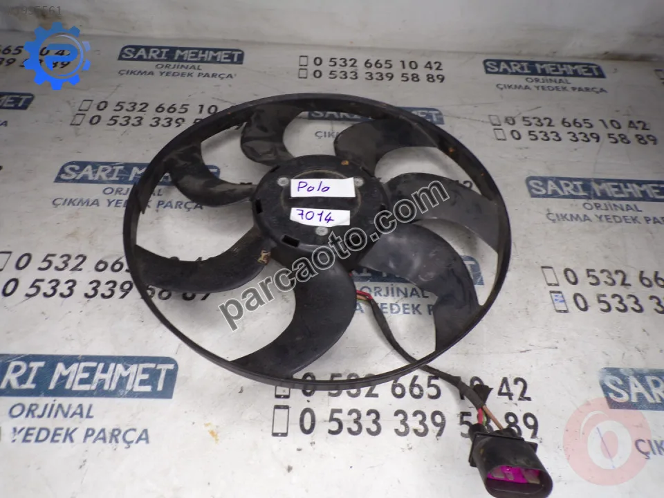 Çıkma vw polo radyatör fan motoru