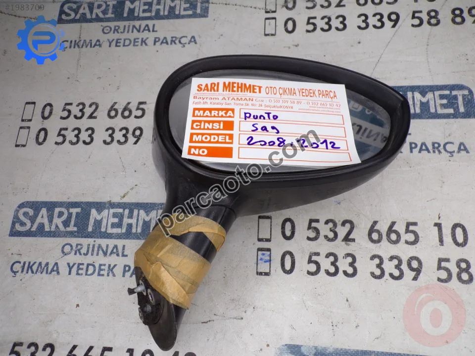 Fiat Punto Dış Ayna Komple - Konya Selçuklu