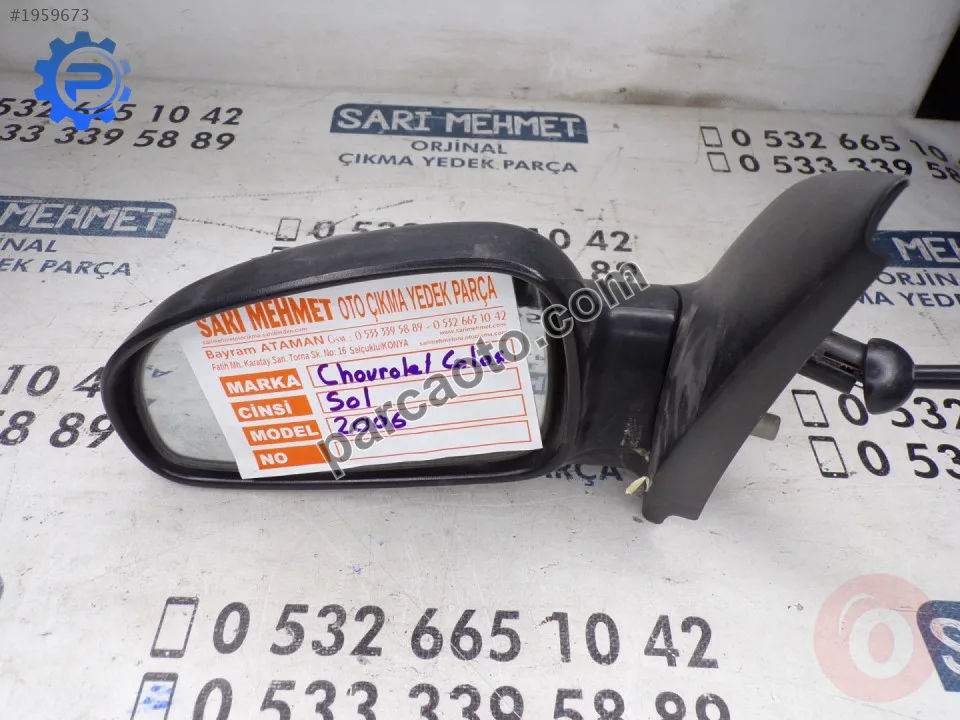Çıkma chevrolet kalos 2006 - 2010 sol dış ayna