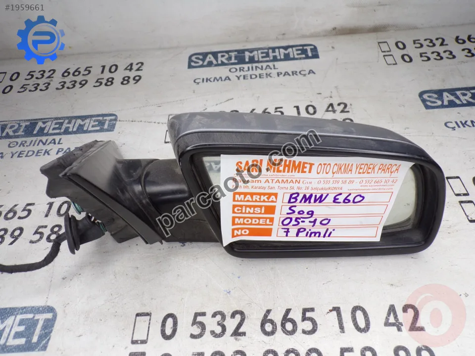 Bmw 5 Serisi Dış Ayna Komple - Konya Selçuklu