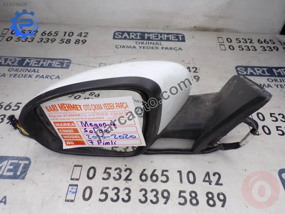 Renault Megane Dış Ayna Komple - Konya Selçuklu