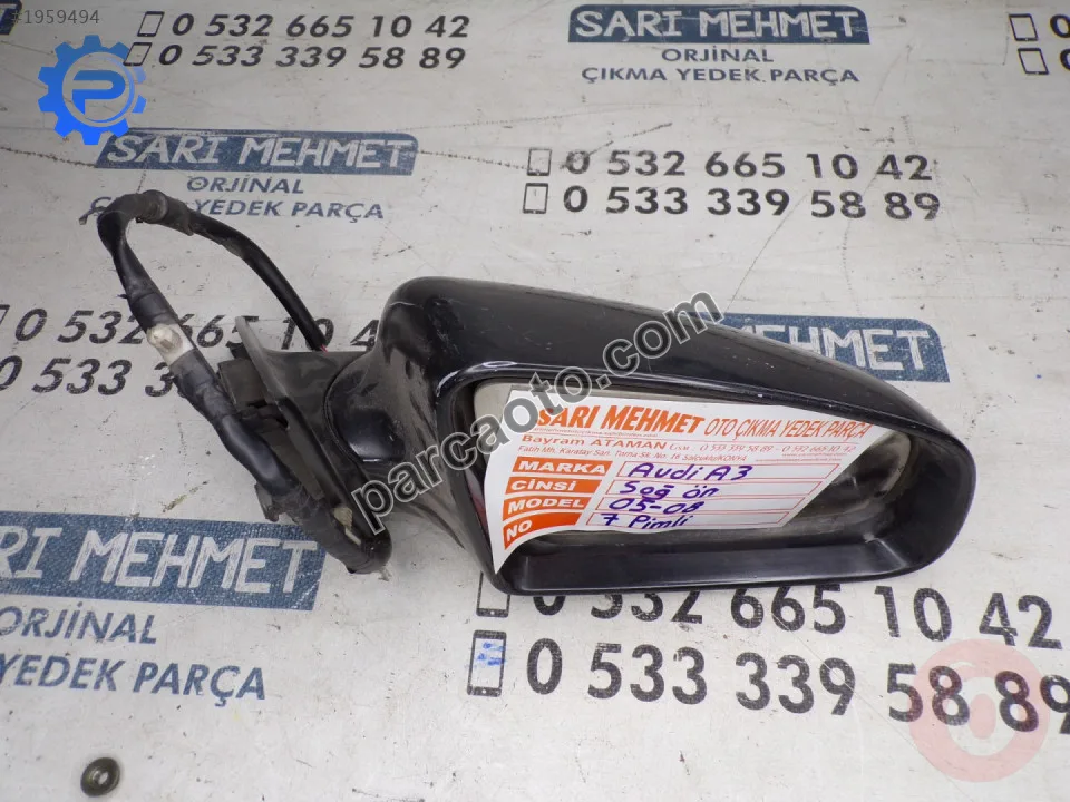 Çıkma audi a3 2005 - 2008 sağ dış ayna