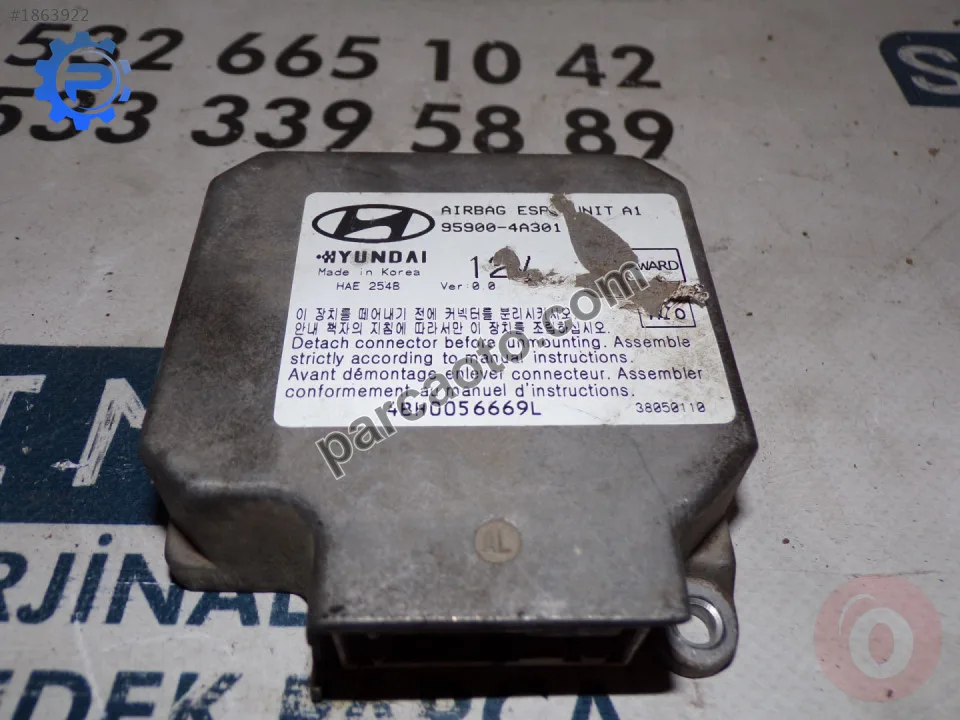 Hyundai Accent Airbag Beyni - Konya Selçuklu