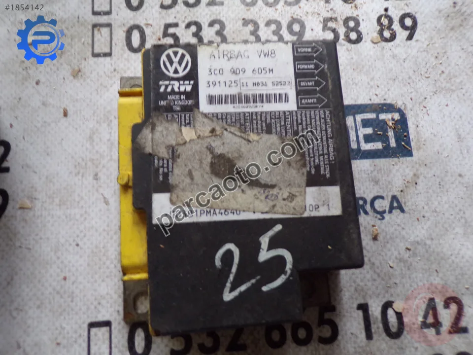 Çıkma vw airbag beyni 3c0 909 605