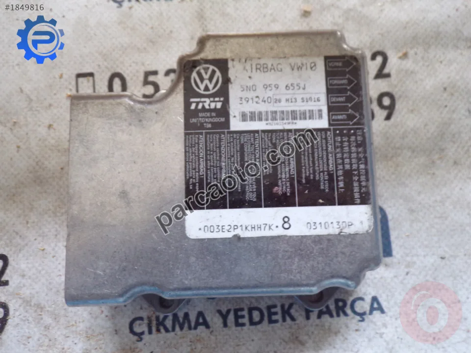 ÇIKMA VW PASSAT B7 AİRBAG BEYNİ 5N0959655J , 5N0 959 655 J ÇIKMA VW PASSAT B7 AİRBAG BEYNİ 5N0959655J , 5N0 959 655 J