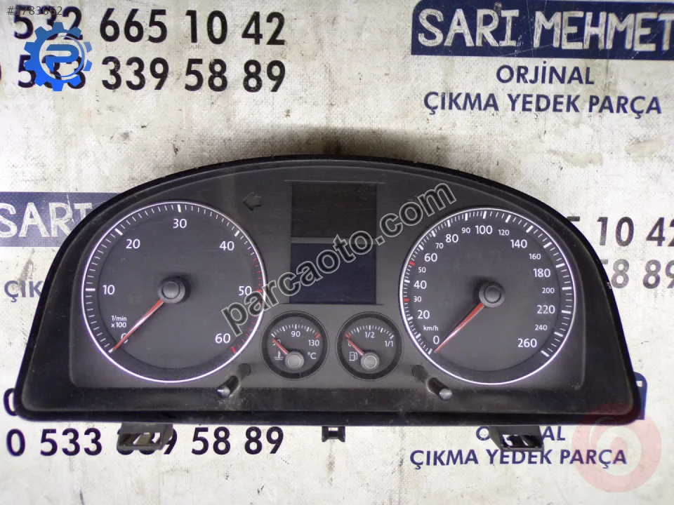 Çıkma vw caddy touran 1.9 tdi km hız gösterge saati 1t0 920