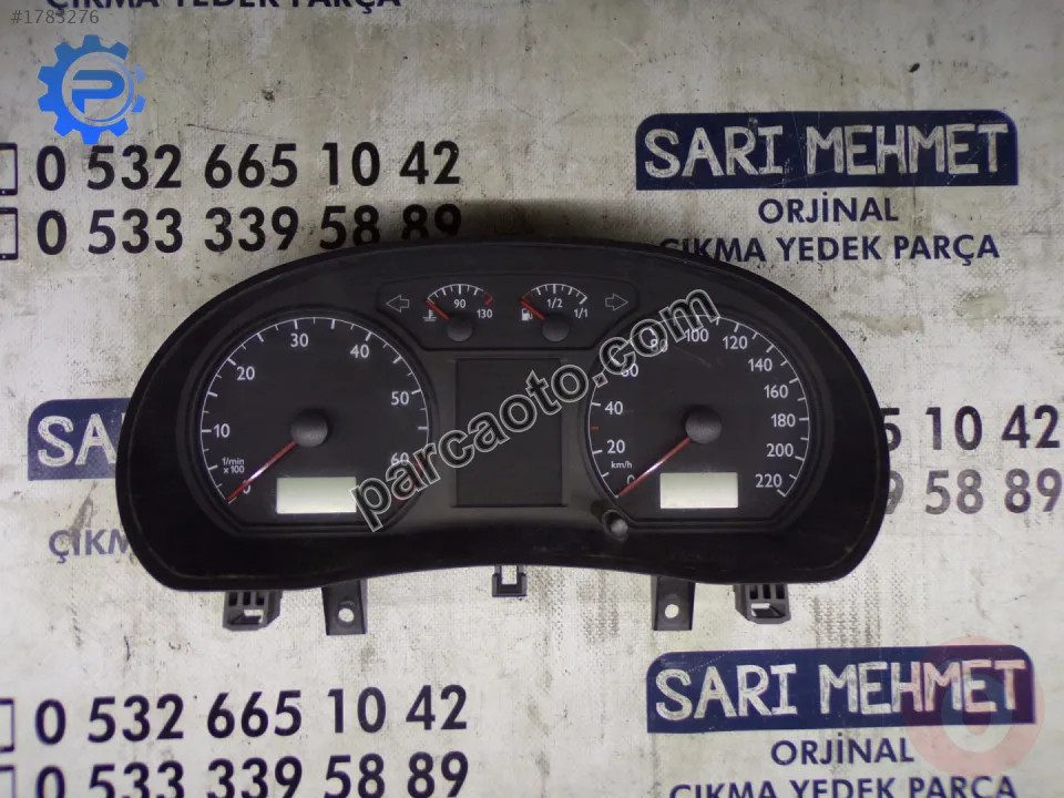 Çıkma vw polo 2001 2012 km hız gösterge saati 6q0 920 800 ,