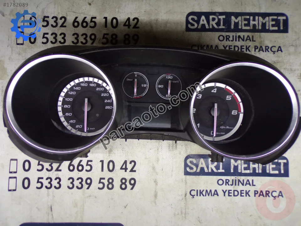 Çıkma alfa romeo giulietta km hız gösterge saati 50516478 a2