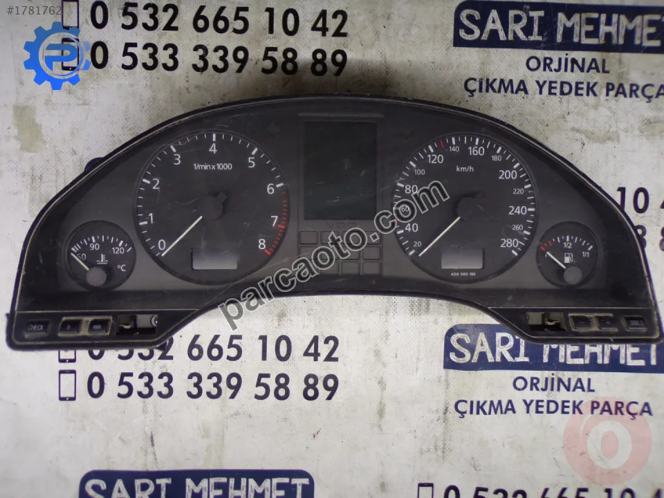 Audi A8 Gösterge Paneli - Konya Selçuklu