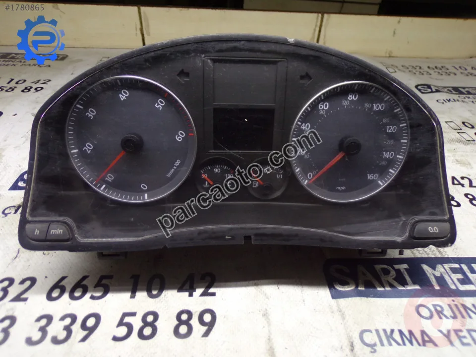 Çıkma vw jetta km hız gösterge saati 1k0 920 964 b , 1k0920