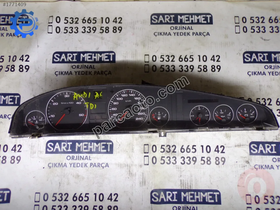 ÇIKMA AUDİ A6 1994-1997 KM HIZ GÖSTERGE SAATİ ÇIKMA AUDİ A6 1994-1997 KM HIZ GÖSTERGE SAATİ