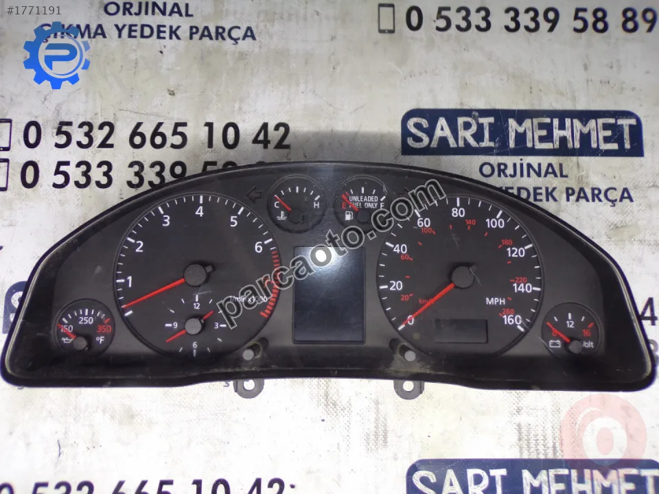 Çıkma audi a6 1997-2004 km hız gösterge saati
