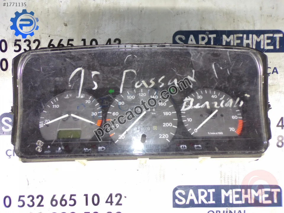 Vw passat çıkma km hız gösterge saati 81117788