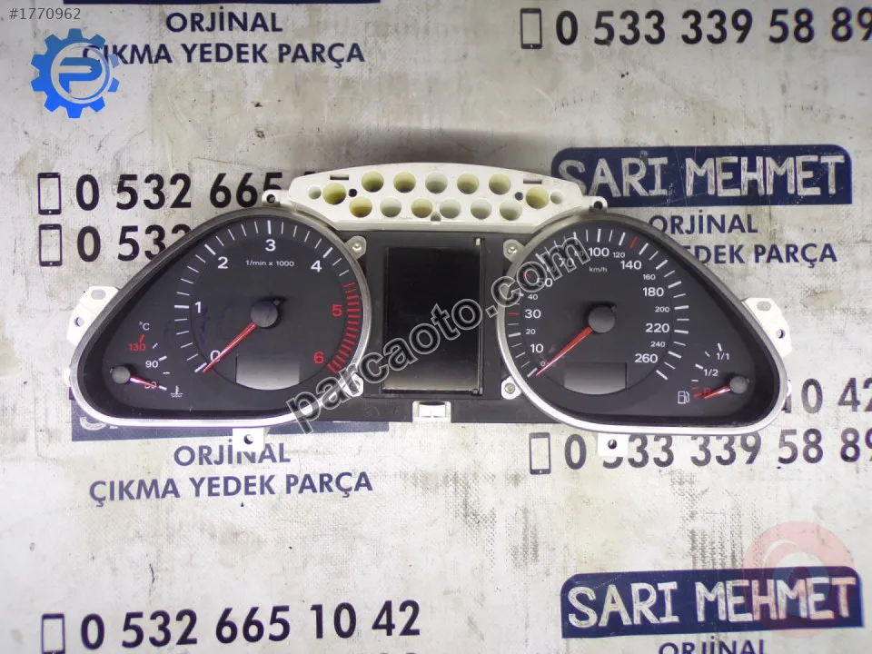 Audi a6 çıkma  km gösterge saati 4f0920900n , 4f0 920 900 n