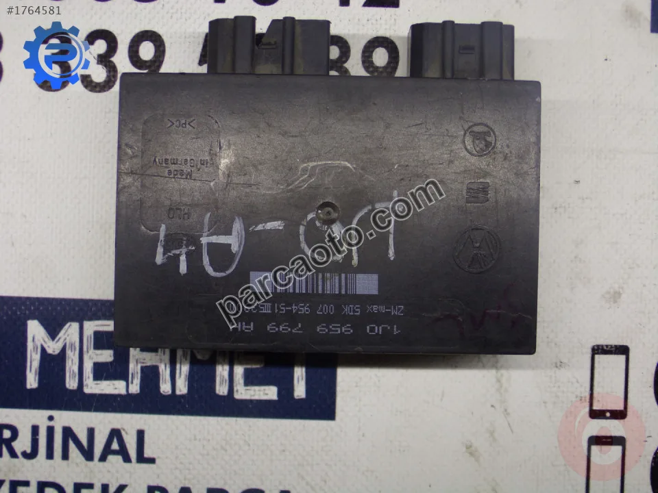 Çıkma skoda seat konfor beyin modül 1j0959799an 1j0959799n