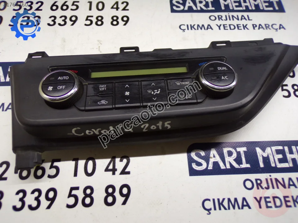 Toyota Corolla Klima Kontrol Panel - Konya Selçuklu