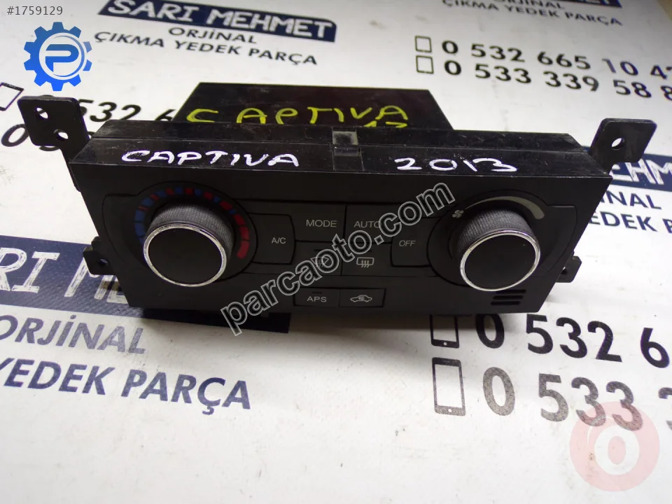 Chevrolet Captiva Klima Kontrol Panel - Konya Selçuklu