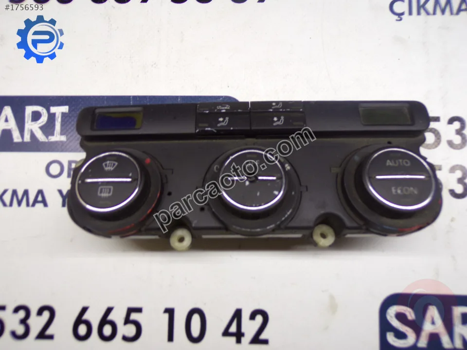 Çıkma vw passat b6 2005-2010 klima kontrol ünitesi