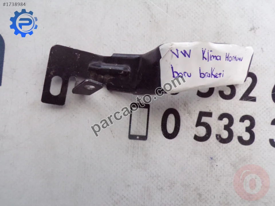 Çıkma vw golf klima hortum braketi 1k0820769d