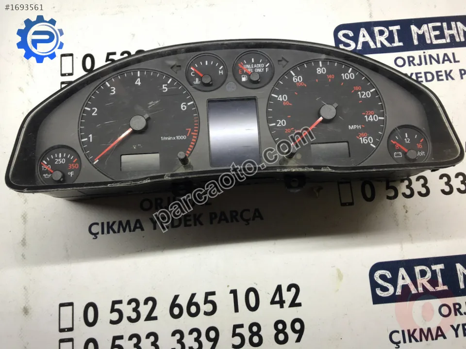 Çıkma audi a6 hız göstergesi 88311285