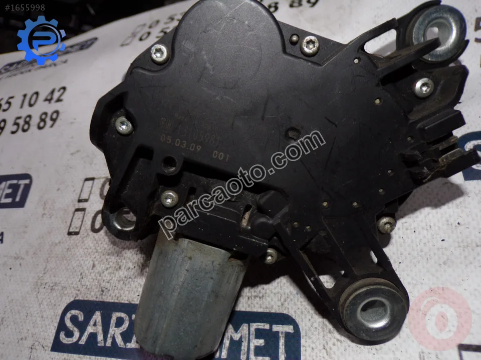 Çıkma opel astra h arka silecek motoru 13105981 0 390 201591