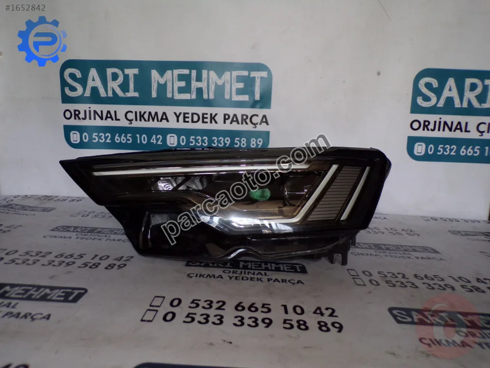 Çıkma audi a6 2020 sol led far
