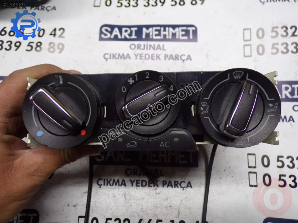 Çıkma audı a1 klıma kontrol paneli
