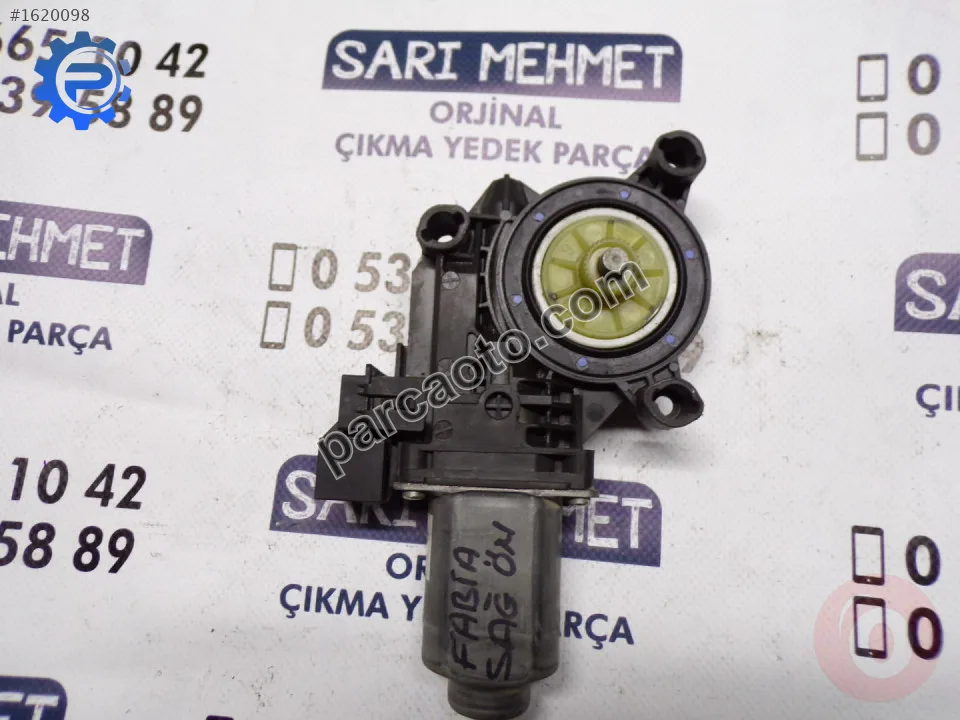 Çıkma 6q2 959 801 e  6q2959801e sağ ön cam motoru