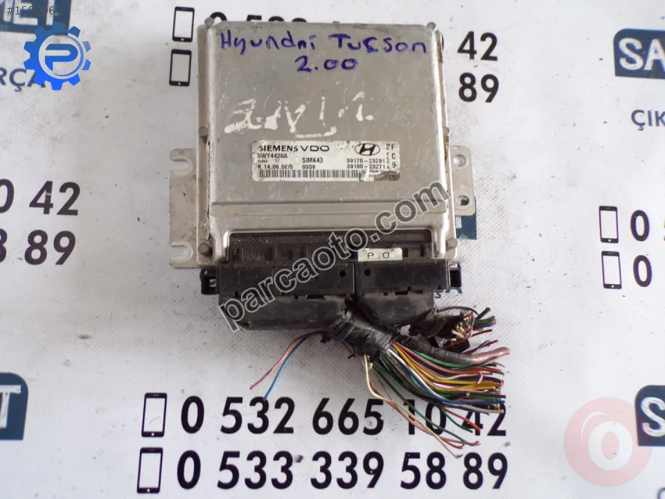 Çıkma hyundai tucson 2.0 ecu motor kontrol ünitesi  39170