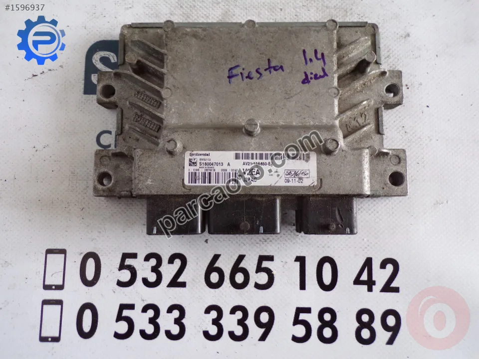 Çıkma ford fiesta 1.4 motor beyni ünitesi av21-12a650-ea