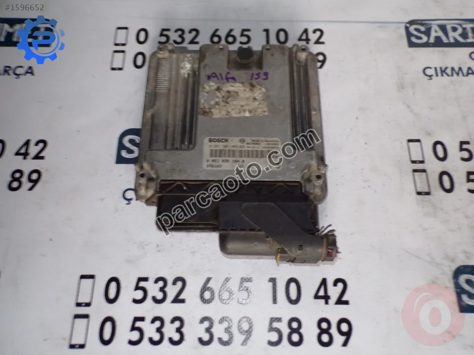 ÇIKMA Alfa Romeo 159 2008 Motor kontrol ünitesi 0261S0165