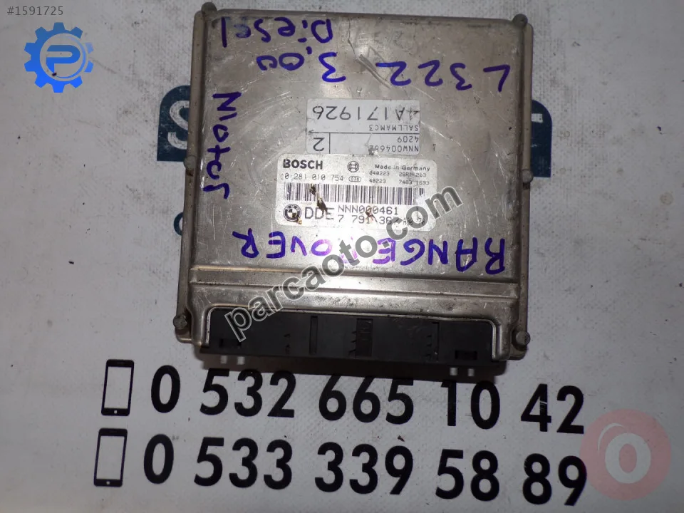 Land Rover Range Rover Motor - Konya Selçuklu