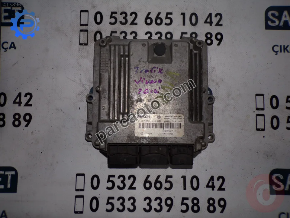 Renault Trafic Vivaro 2.0 DCI Motor Beyni Bosch 8200666516