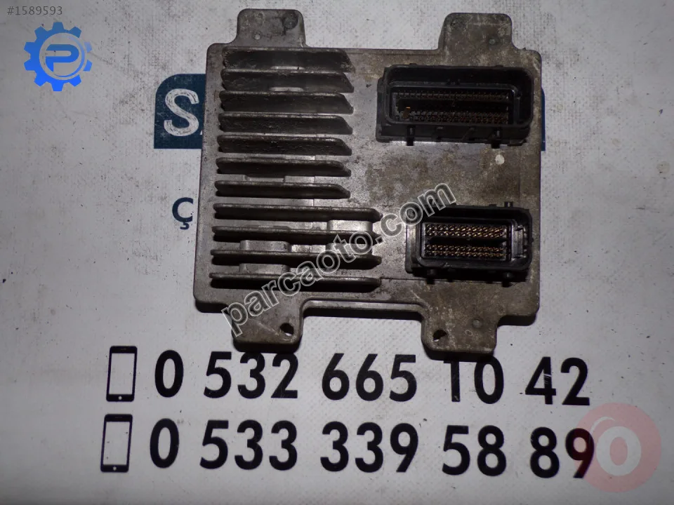 Çıkma opel corsa d 1.2 ecu motor kontrolü e83 12636386 aal2
