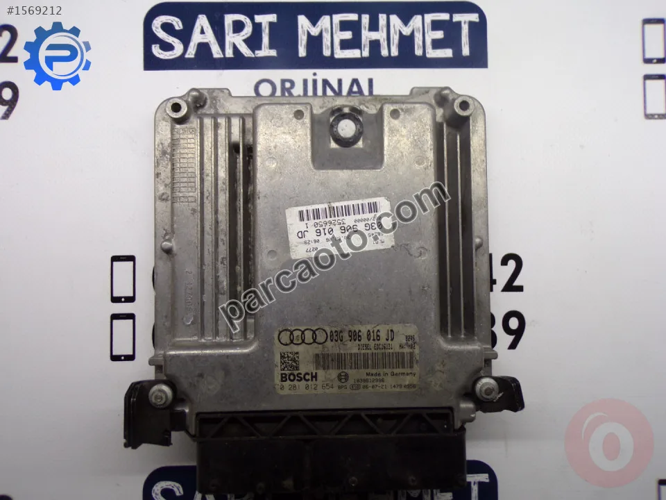 Çıkma audi a4 2.0tdı motor beyni 03g906016jd- 03g 906 016 jd