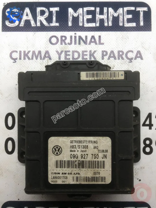 Çıkma vw polo şanzıman beyni 09g927750jn - 09g 927 750 jn