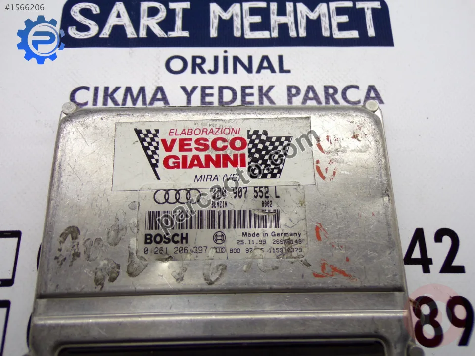 Çıkma audi a4 motor beyni 3b0907552l - 3b0 907 552 l