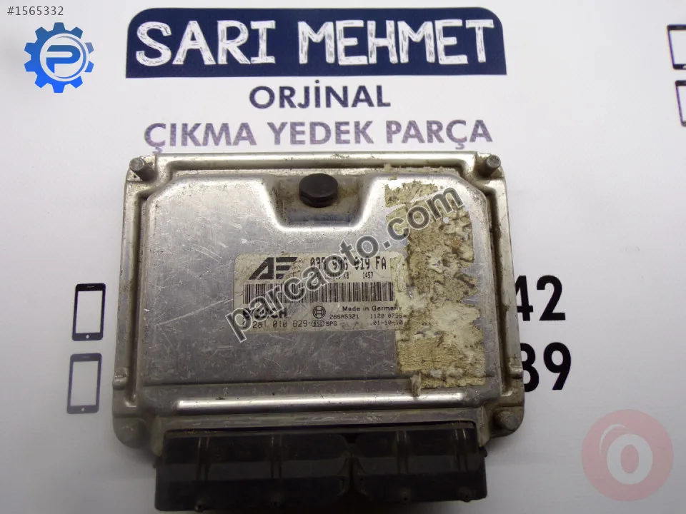 Çıkma vw sharan 1.9tdı motor beyni 038906019fa