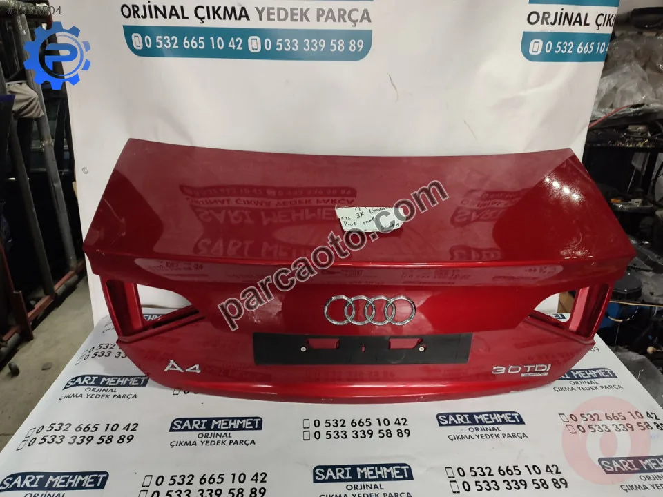 Çıkma audi a4 8k b8 kasa 2008 - 2011 bagaj kapağı