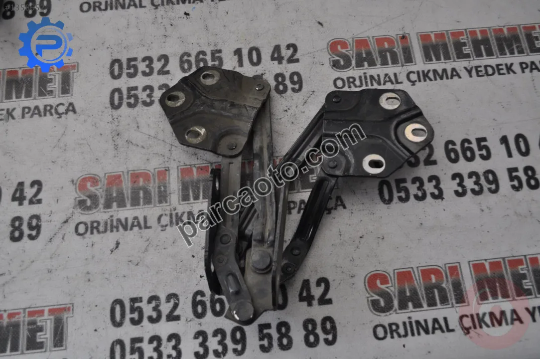 Çıkma caddy 3 delikli kaput menteşesi