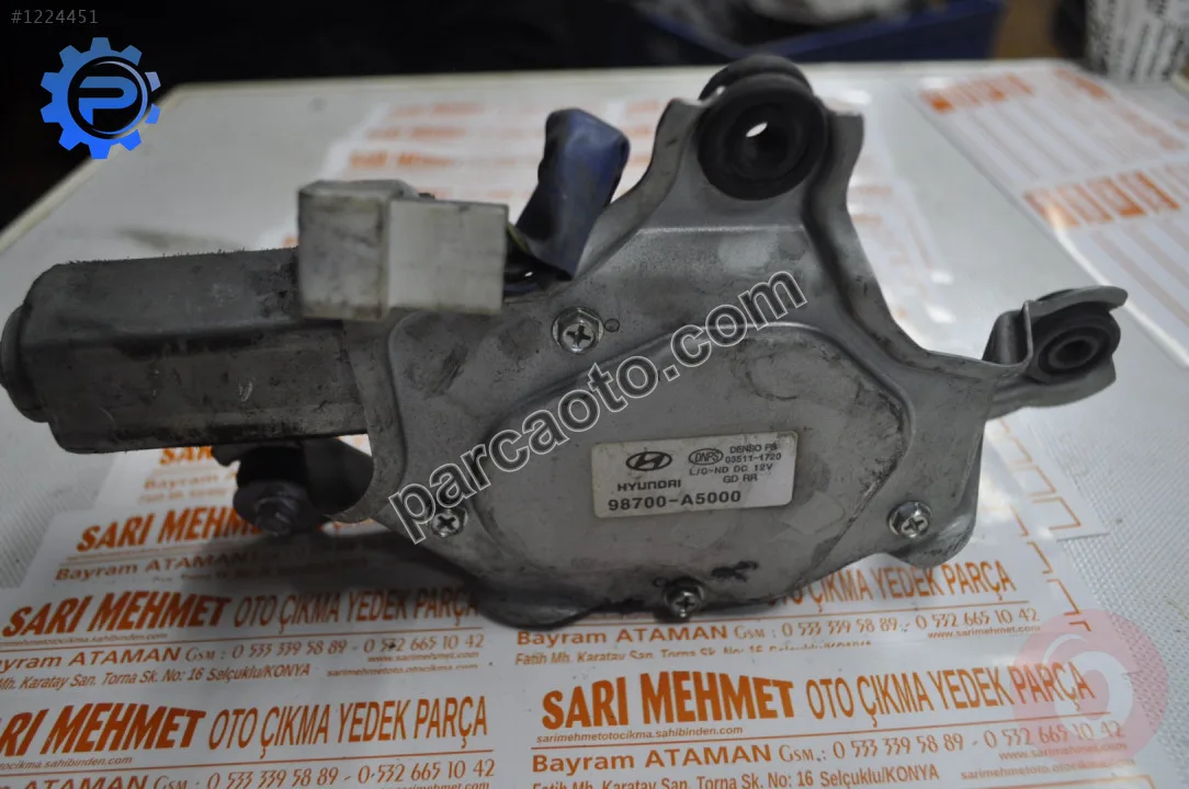 Hyundai Accent Silecek Motoru - Konya Selçuklu