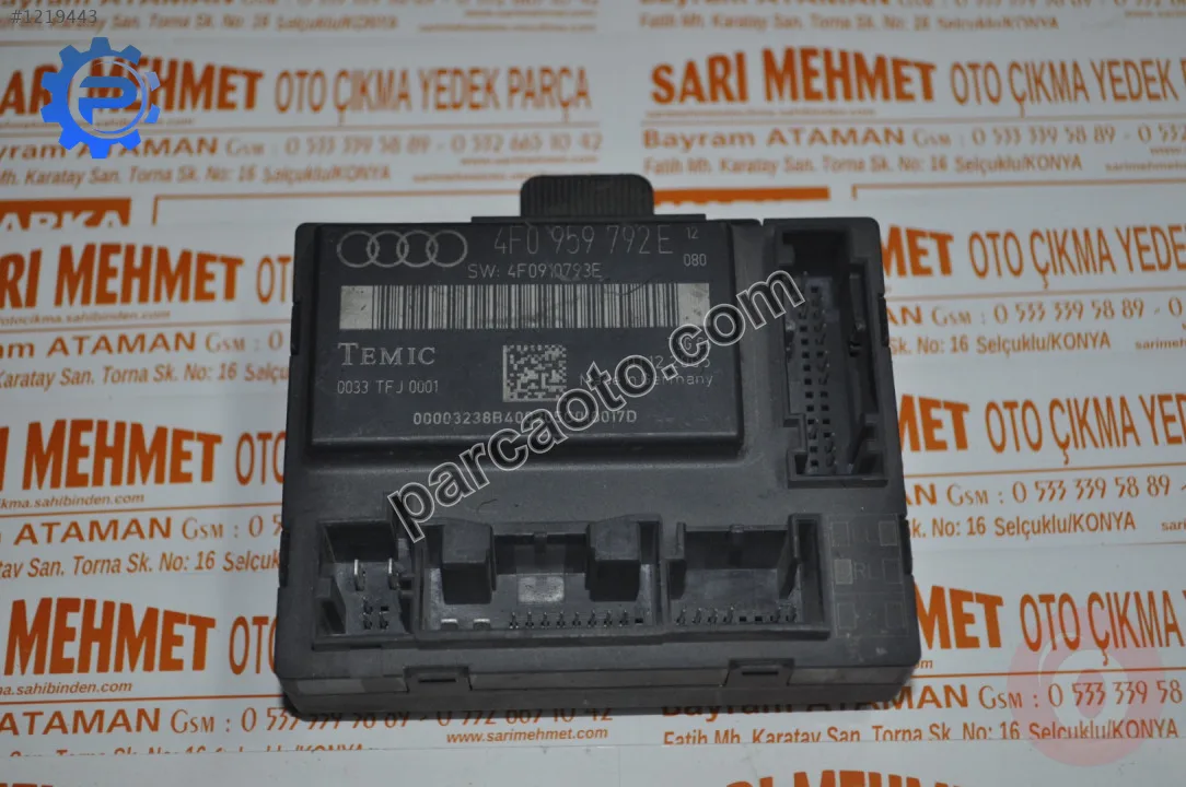 Çıkma audi a6 orjinal cam motoru 4f0 959 792 e
