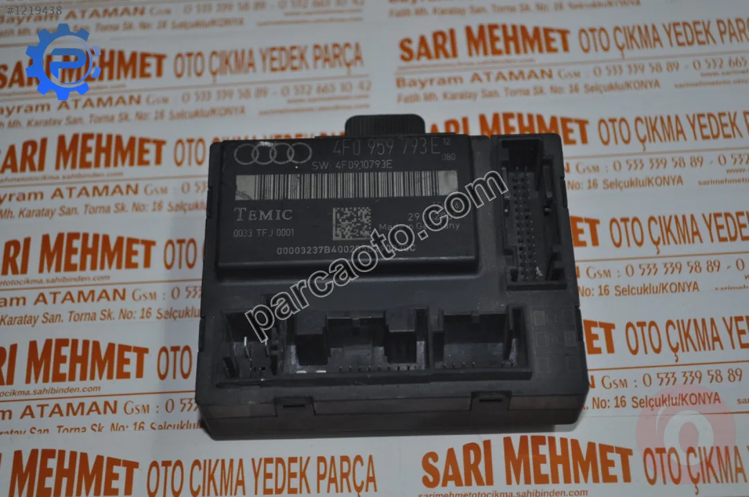 Çıkma 2006 audı a6 konfor kontrol motoru ön sol 4f0 959793 e