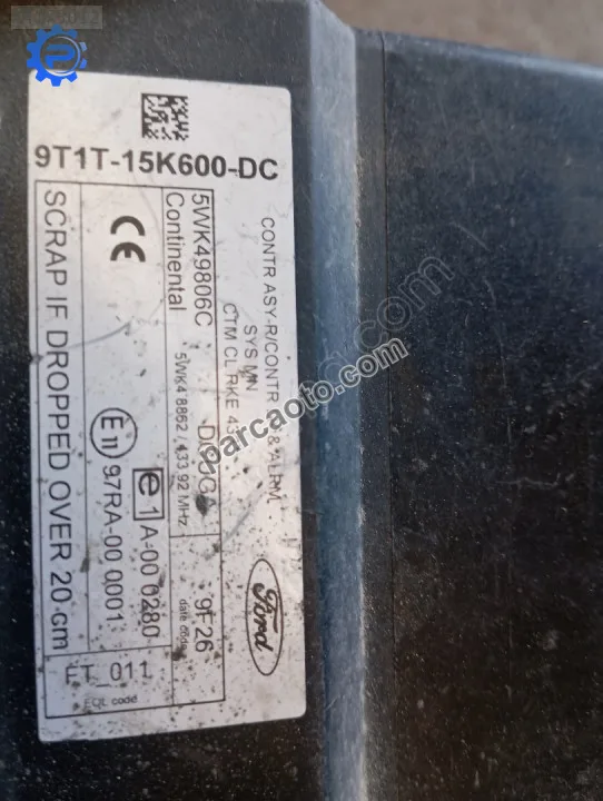 Ford connect merkezi kilit modüllü 9T1T-15K600