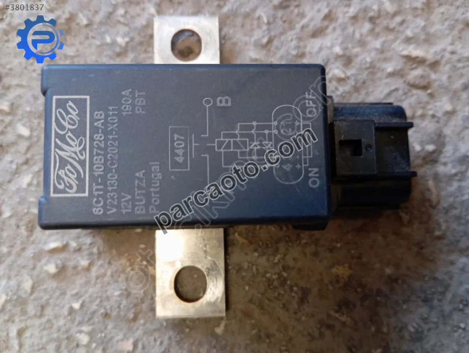 Ford transit 347.Akü bağlantıkesme rölesi 6C1T-10B728 Ford transit 347.Akü bağlantıkesme rölesi 6C1T-10B728